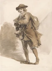Les cris de Londres : Un homme avec une bouteille